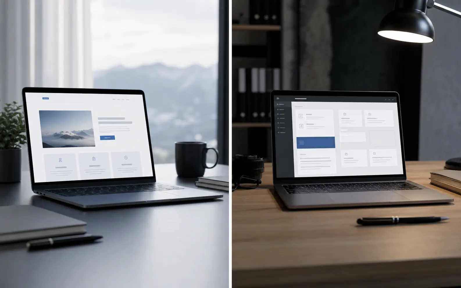 Comparaison entre site vitrine IA managé et WordPress pour PME