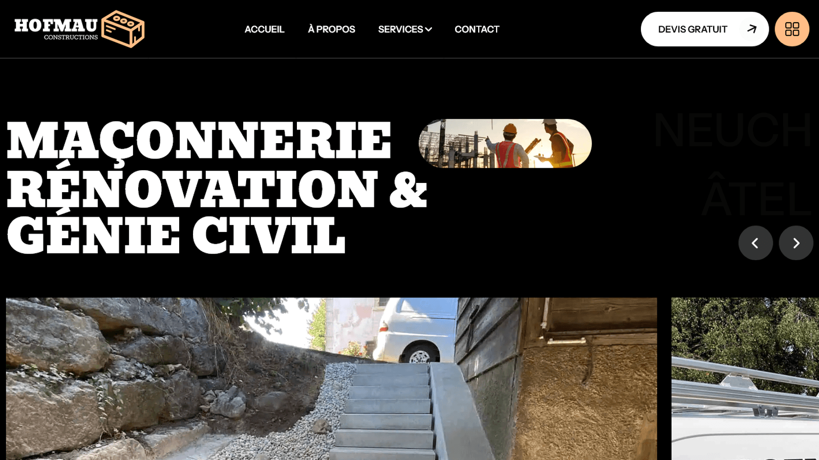 Aperçu du projet HOFMAU Constructions