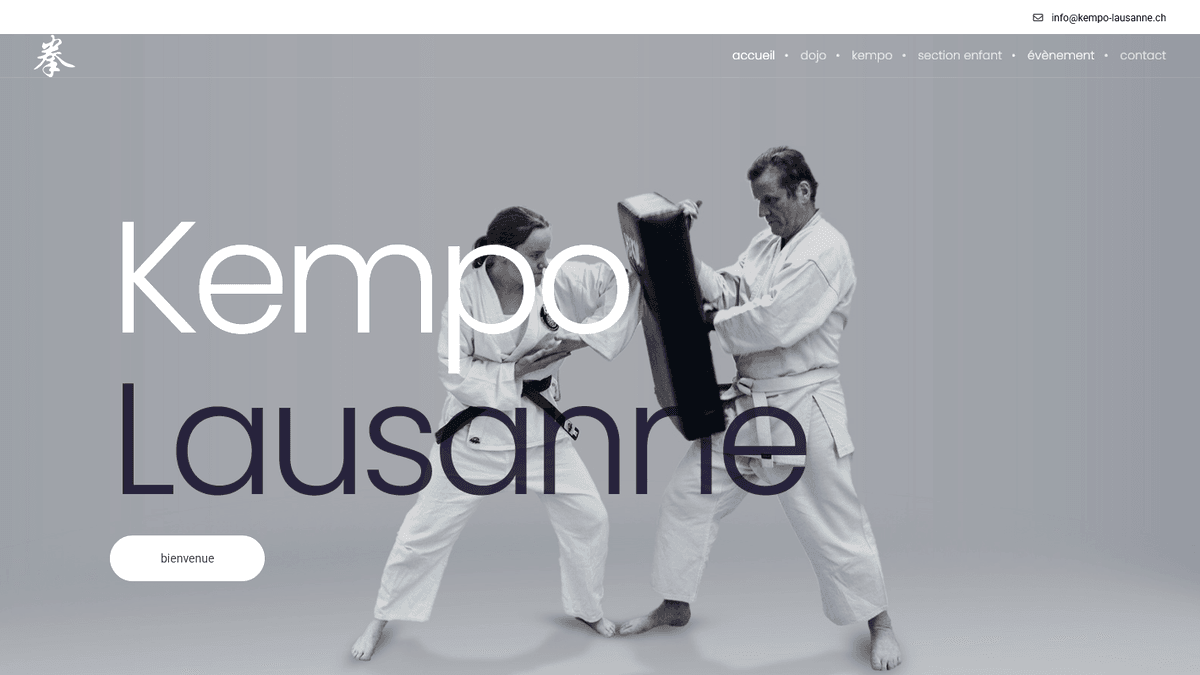 Aperçu du projet Kempo Lausanne