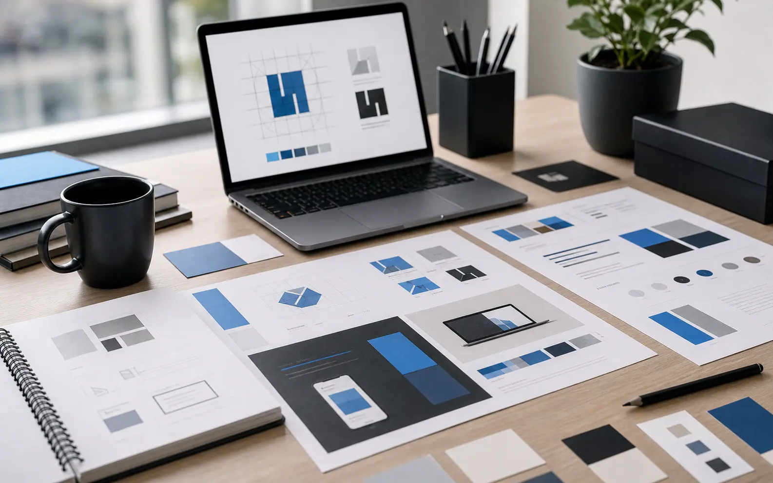 Atelier de création de logo et d’identité visuelle pour PME